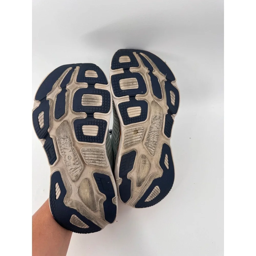 Hoka One One Bondi 7 Running Shoes Women 7 Blue Orange Max Cushion Road Runner
